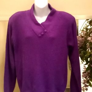VTG-De Rotchild Angora Collared Sweater